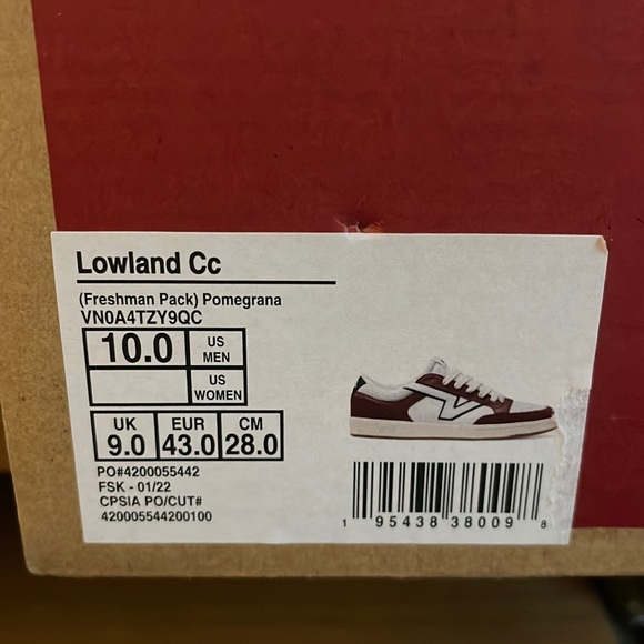 Lowland CC vans pomegrana - Picture 5 of 12